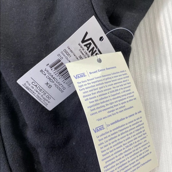 Vans Breast Cancer Awareness Crop Oversized Hoodie - Picture 4 of 15